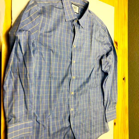 Charles Tyrwhitt  Blue Long Sleeve Shirt SIZE 17.5 44 Men  Button Up - Picture 4 of 10